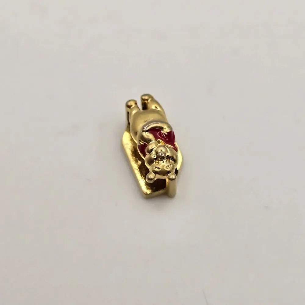 Keep Collective Disney Winnie The Pooh Gold Tone Charm Slider for Bracelet - Picture 4 of 8